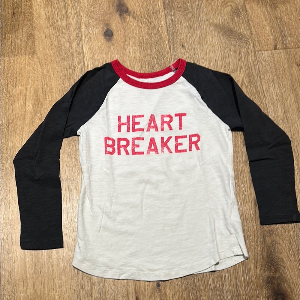 Heart Breaker - J. Crew Kids Raglan Shirt